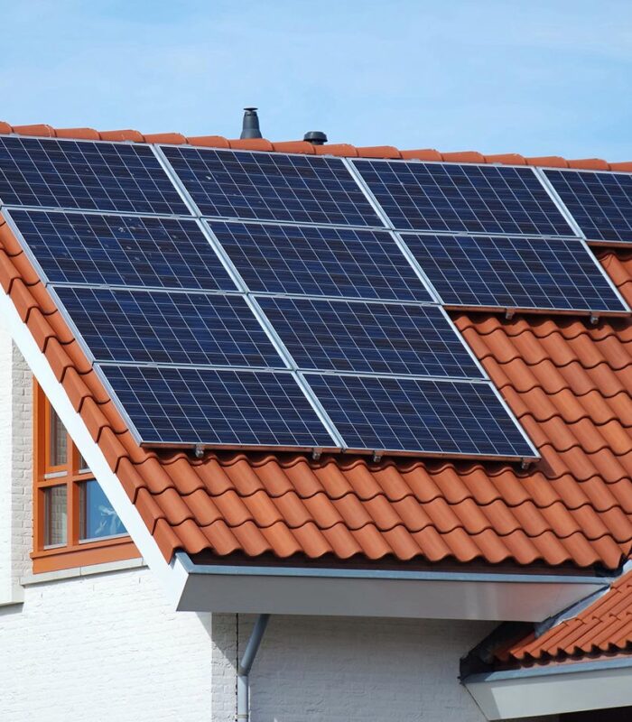 roof top with solar panels for green energy 2021 08 29 20 43 49 utc
